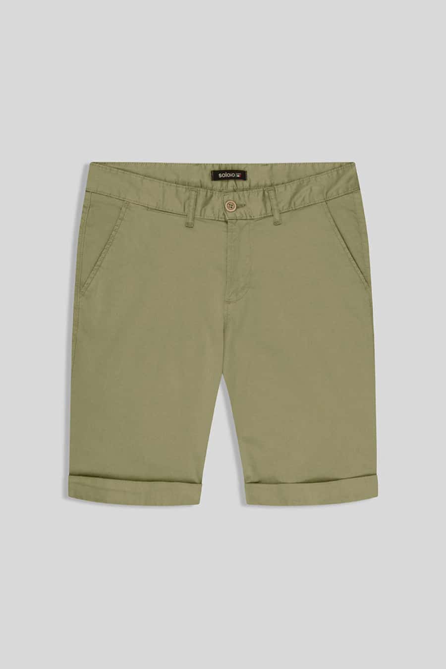 Men's cotton bermuda military green new siena