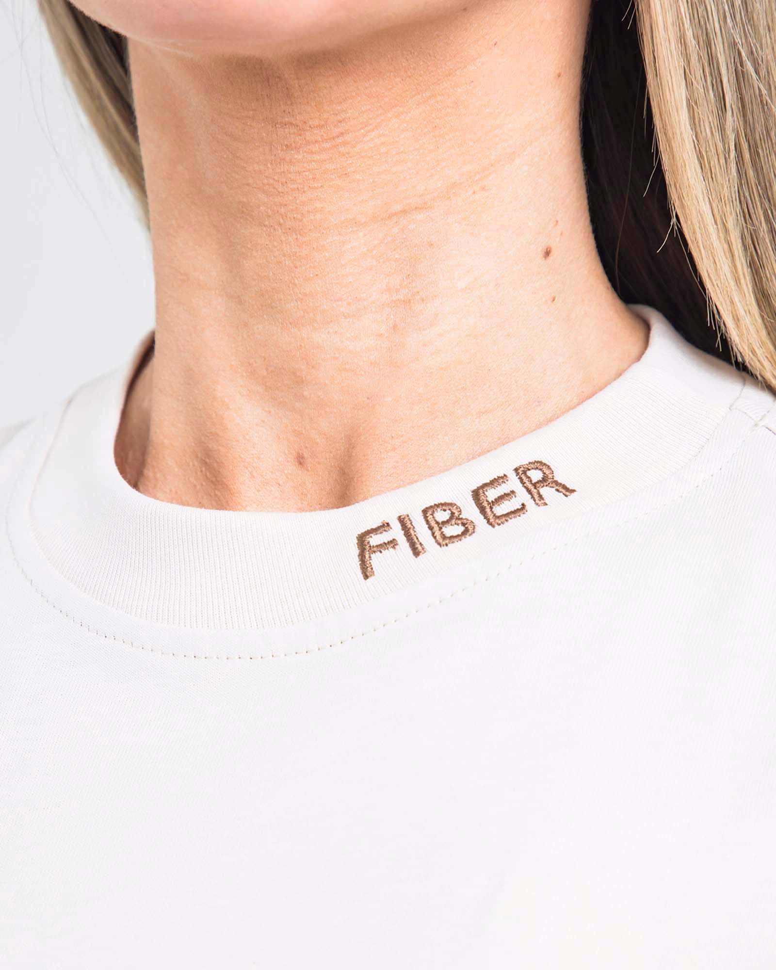 Camiseta oversize cool crema lumen FIBER - miniatura 11