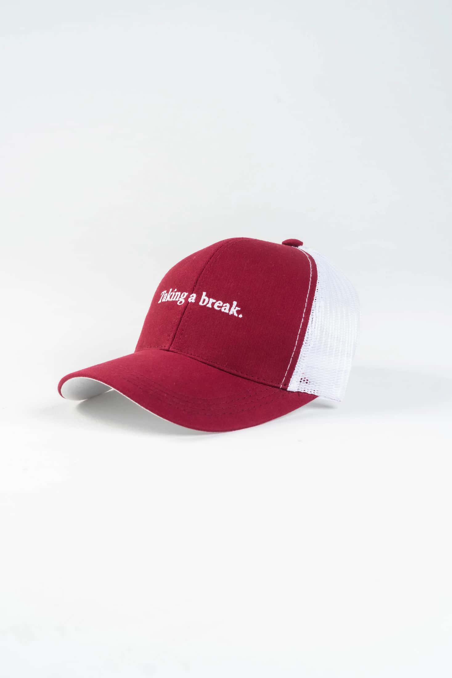 Gorra Bordado Algodón Vino