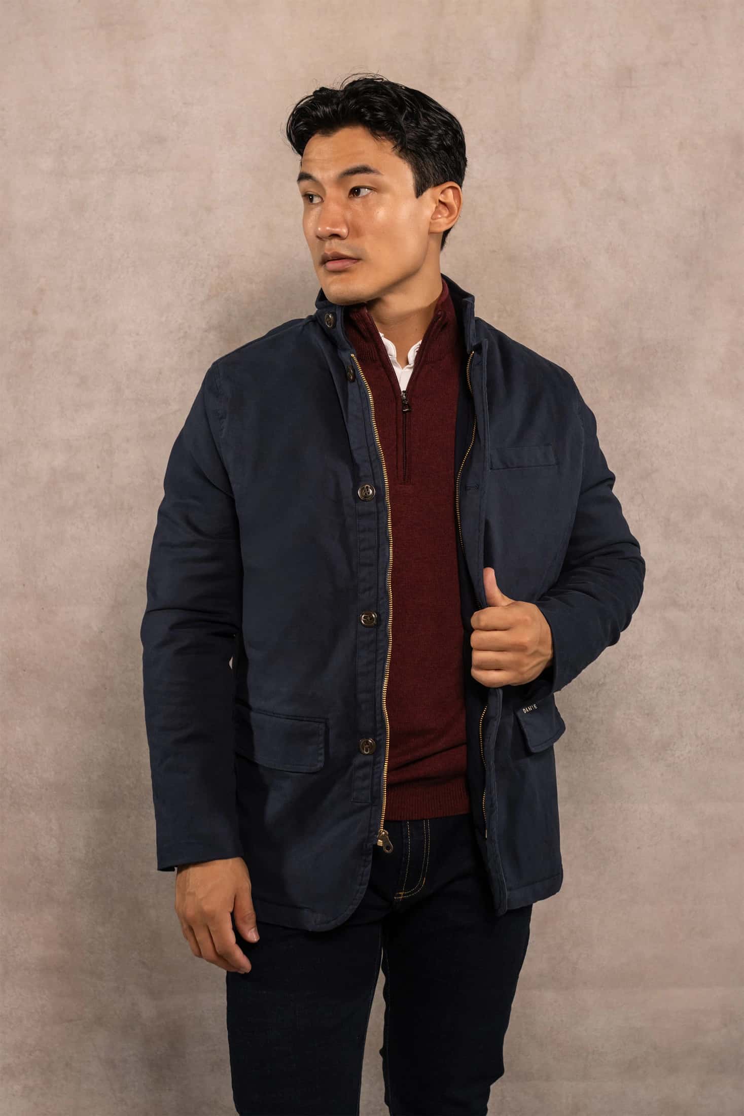 Chaqueta 1980 Azul Oscuro