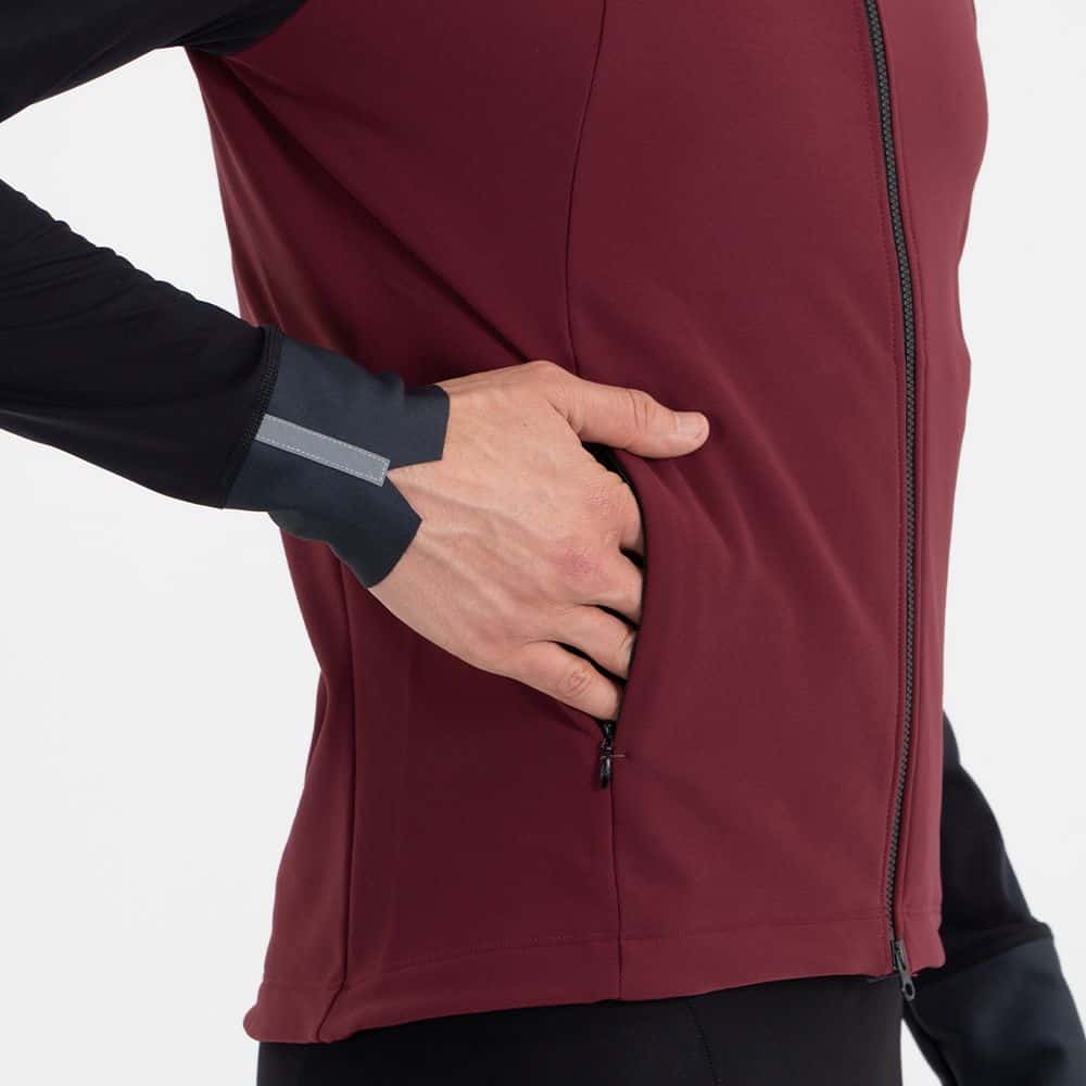 CHAQUETA CICLISMO THERMALTECH WINE UNISEX - miniatura 10
