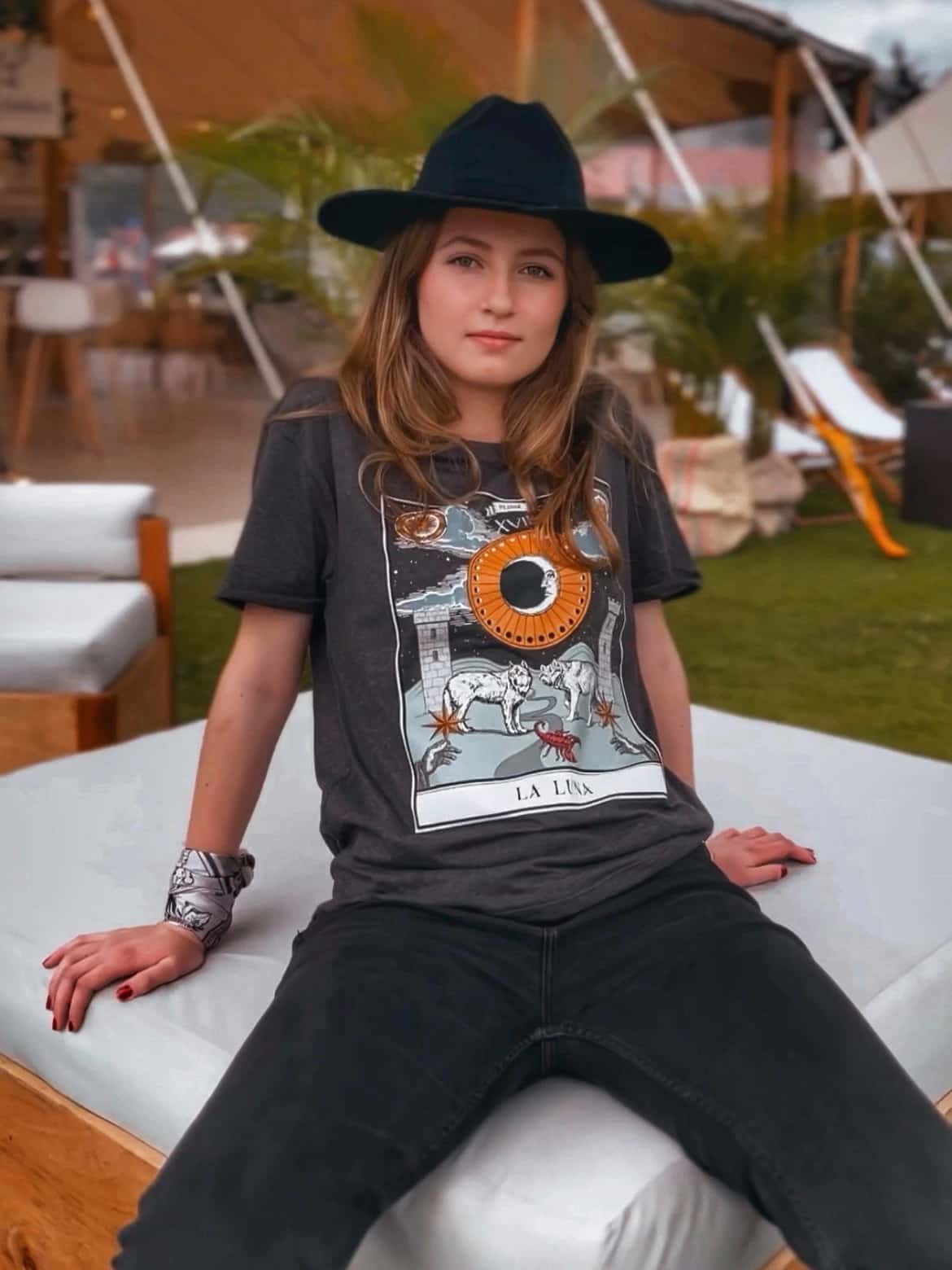 Camiseta La Luna, Gris - miniatura 2