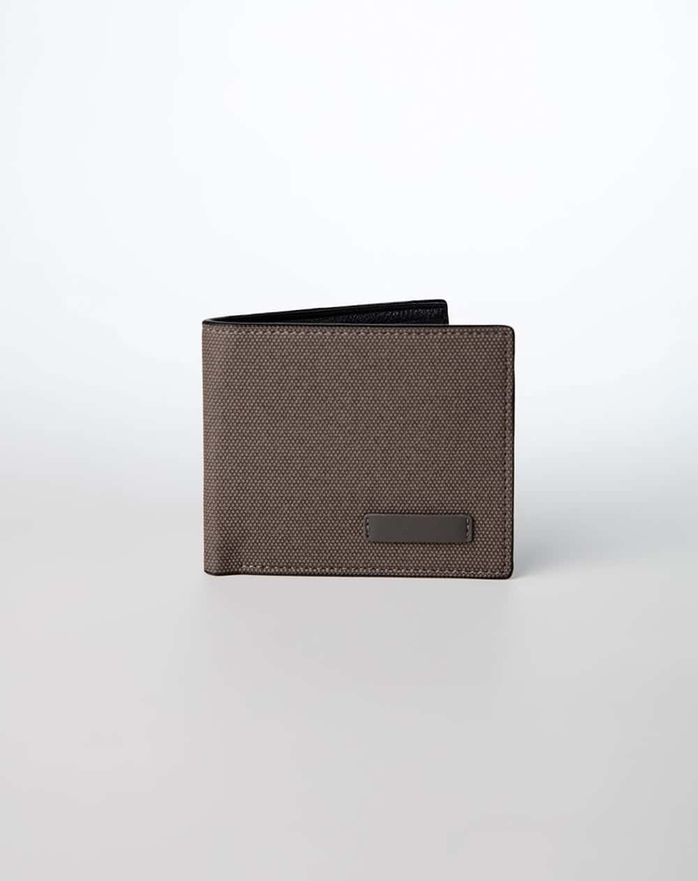 Billetera pequeña gris hombre