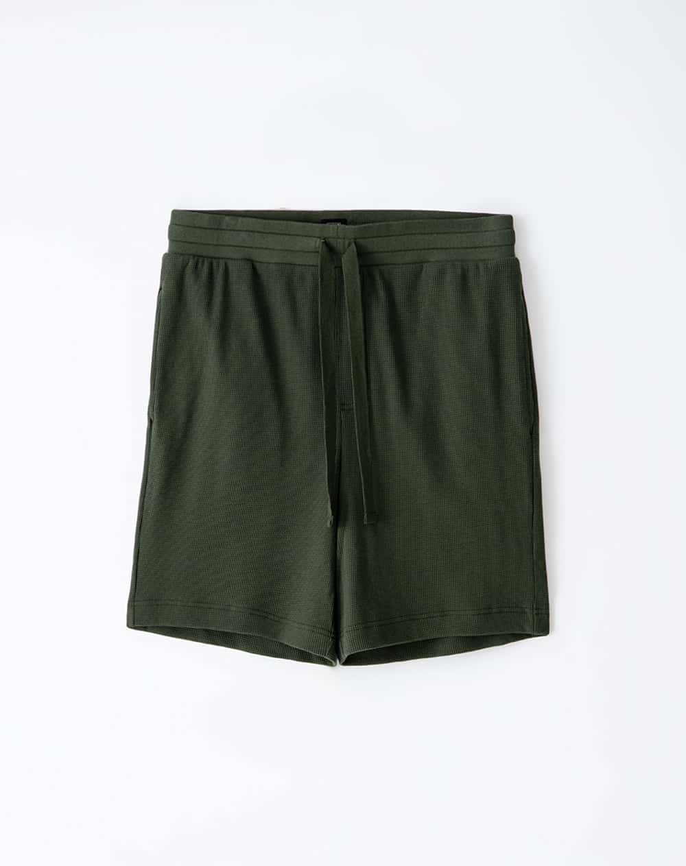 Bermuda relax algodón verde hombre