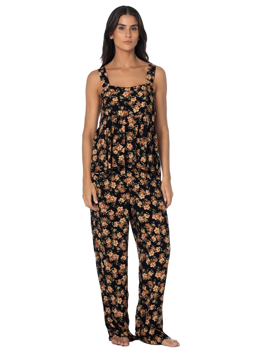 Maaji Mini Flowers Owl Sleeveless Pant Set