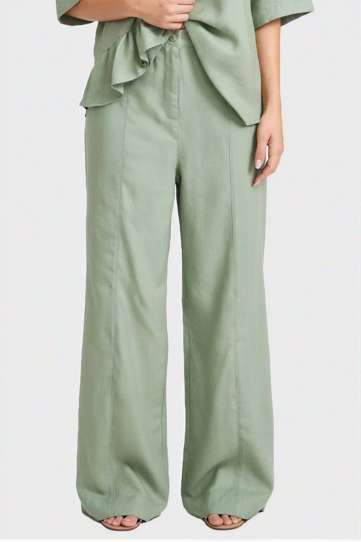 Pantalón Orilla verde oliva