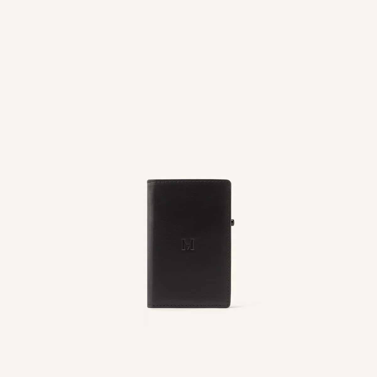 Estuche Vertical Con Tarjetero Met Negro Tecno