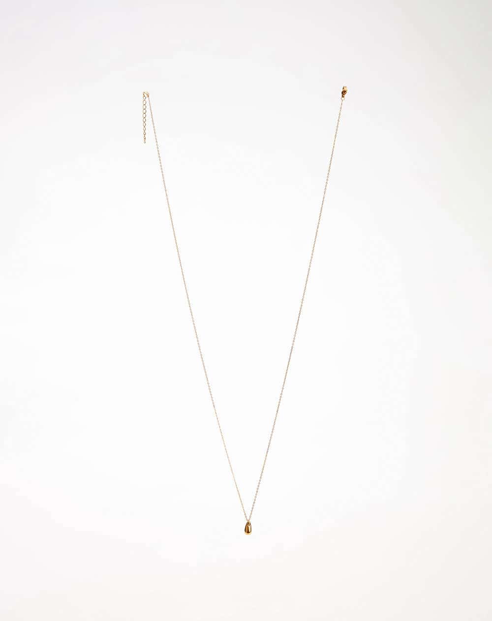 Collar dije gota dorado mujer