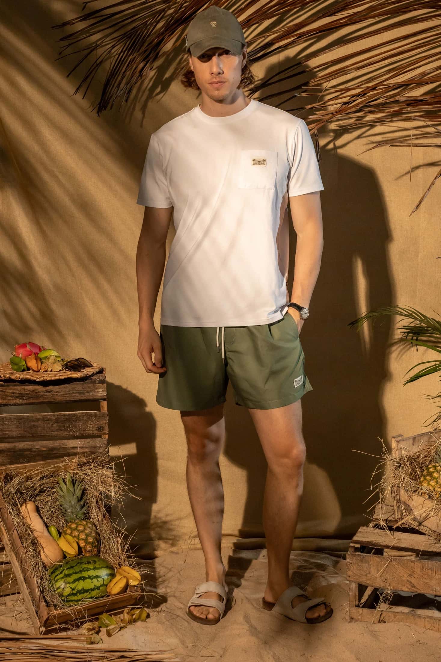 Camiseta Blanca Bolsillo Surf - miniatura 4