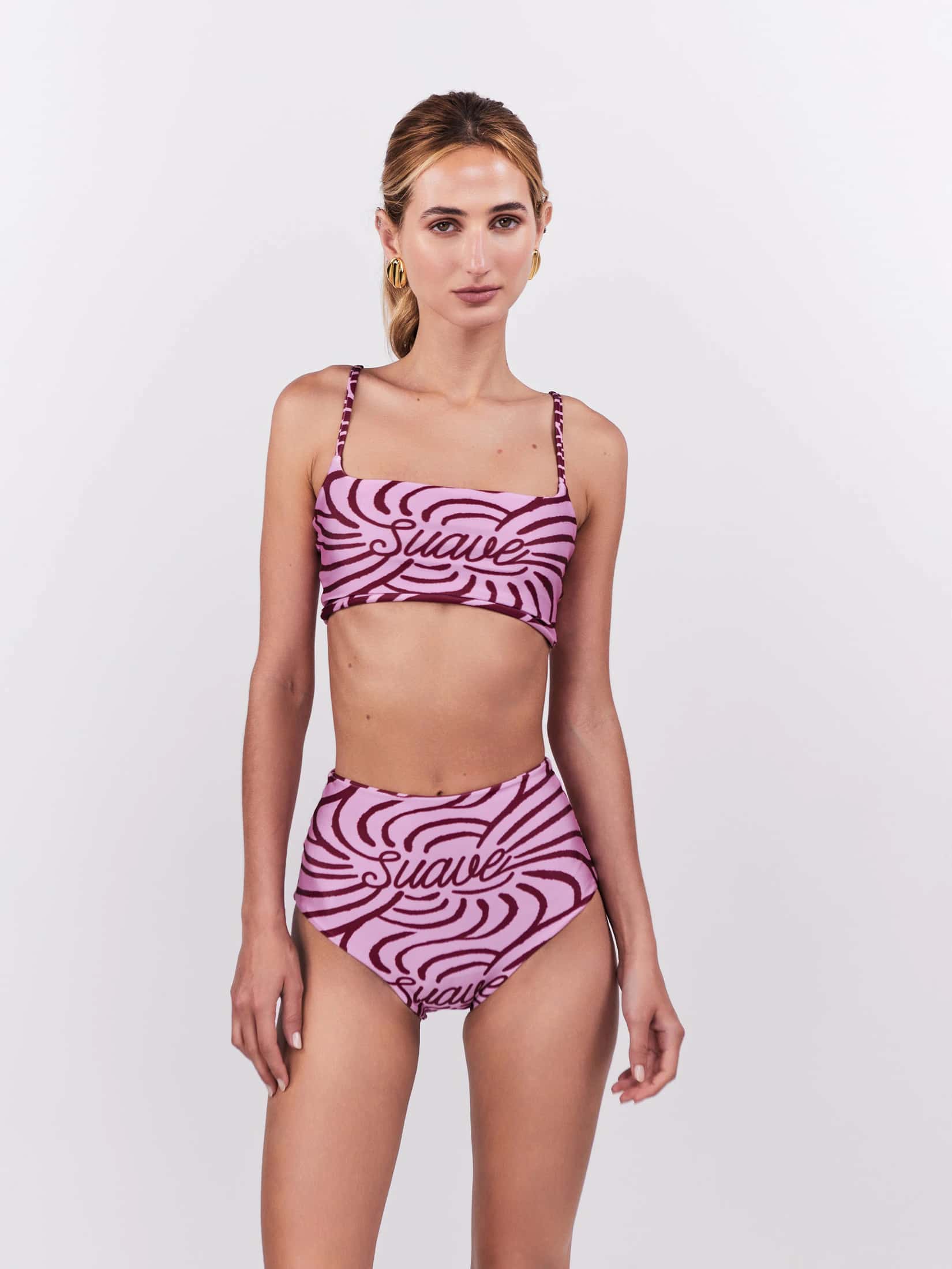 Bottom Alto De Bikini Suave -Magenta