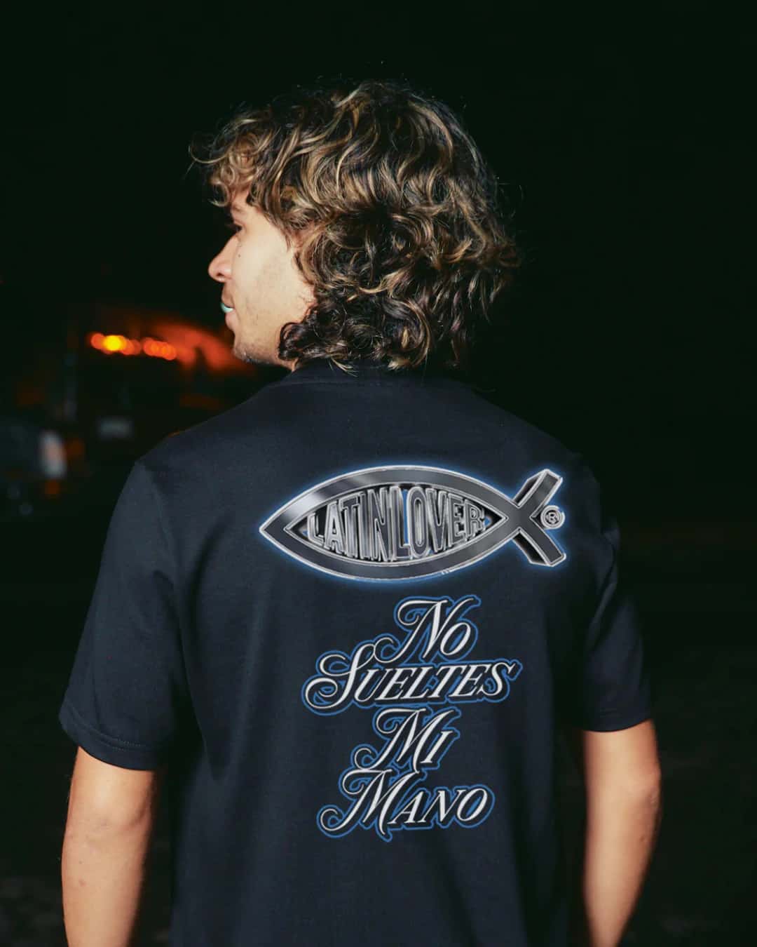 CAMISETA NO SUELTES MI MANO NEGRO - miniatura 4