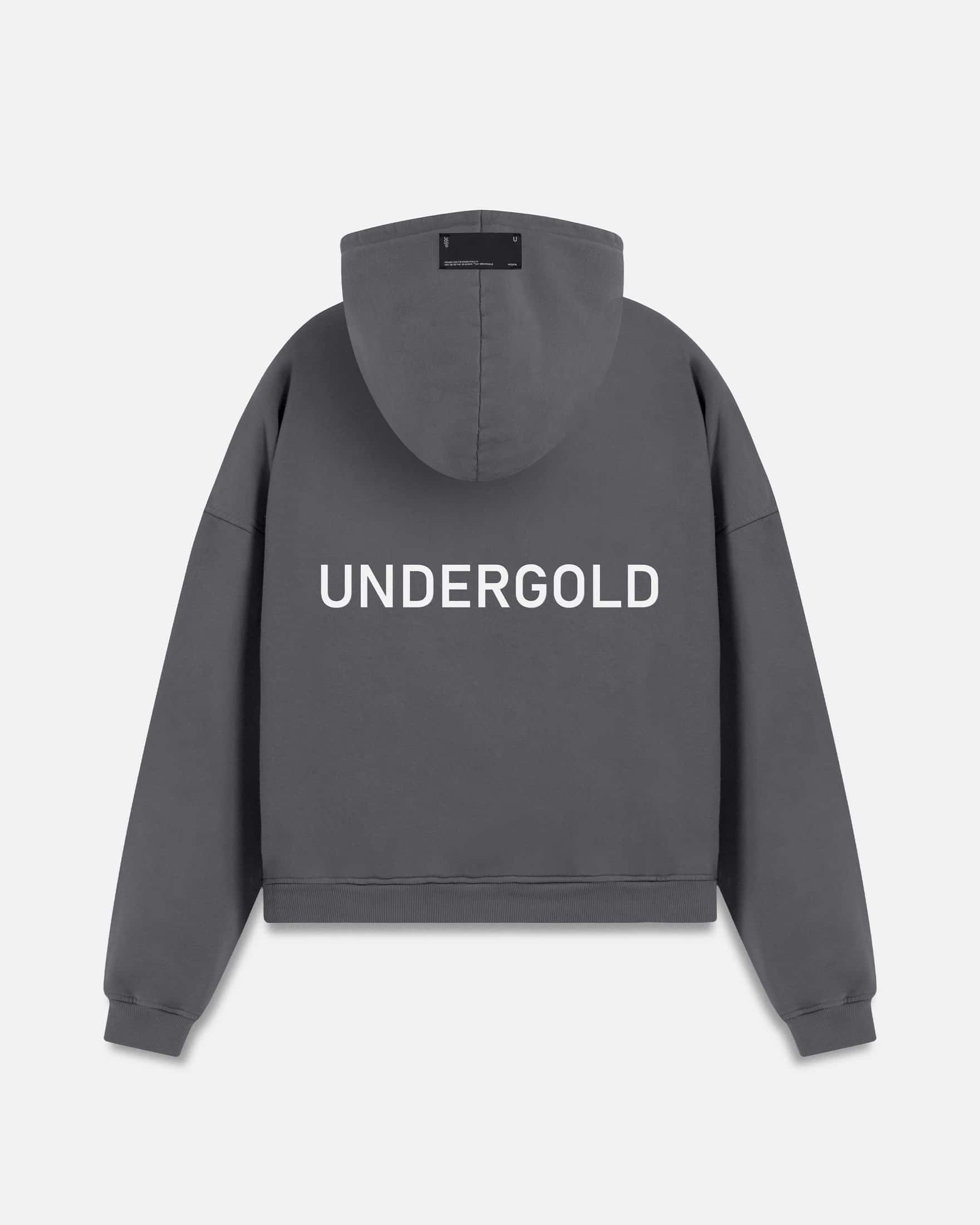 Line Basic Hoodie Dark Gray