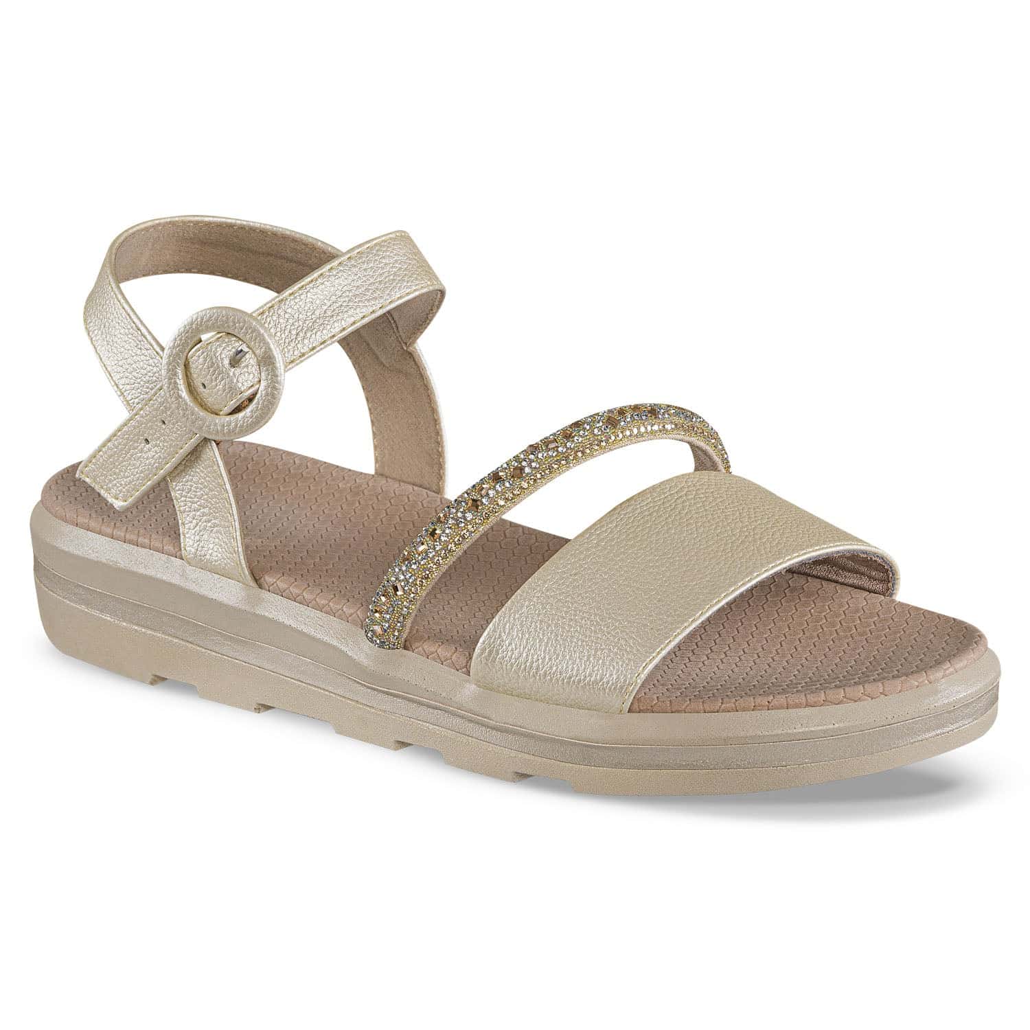 Sandalias Casuales Inna Oro Croydon para Mujer