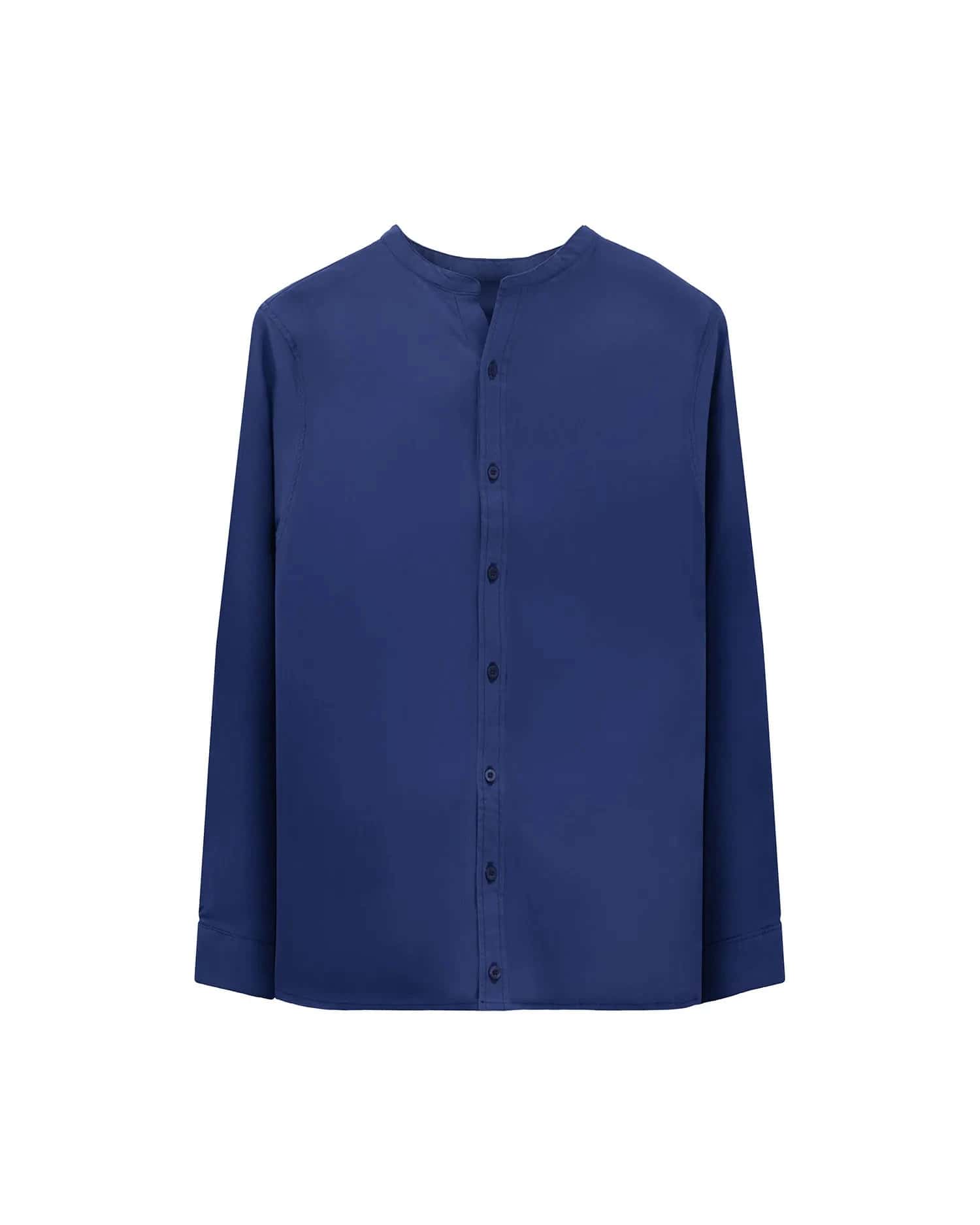 Camisa Oxford Azul Marino
