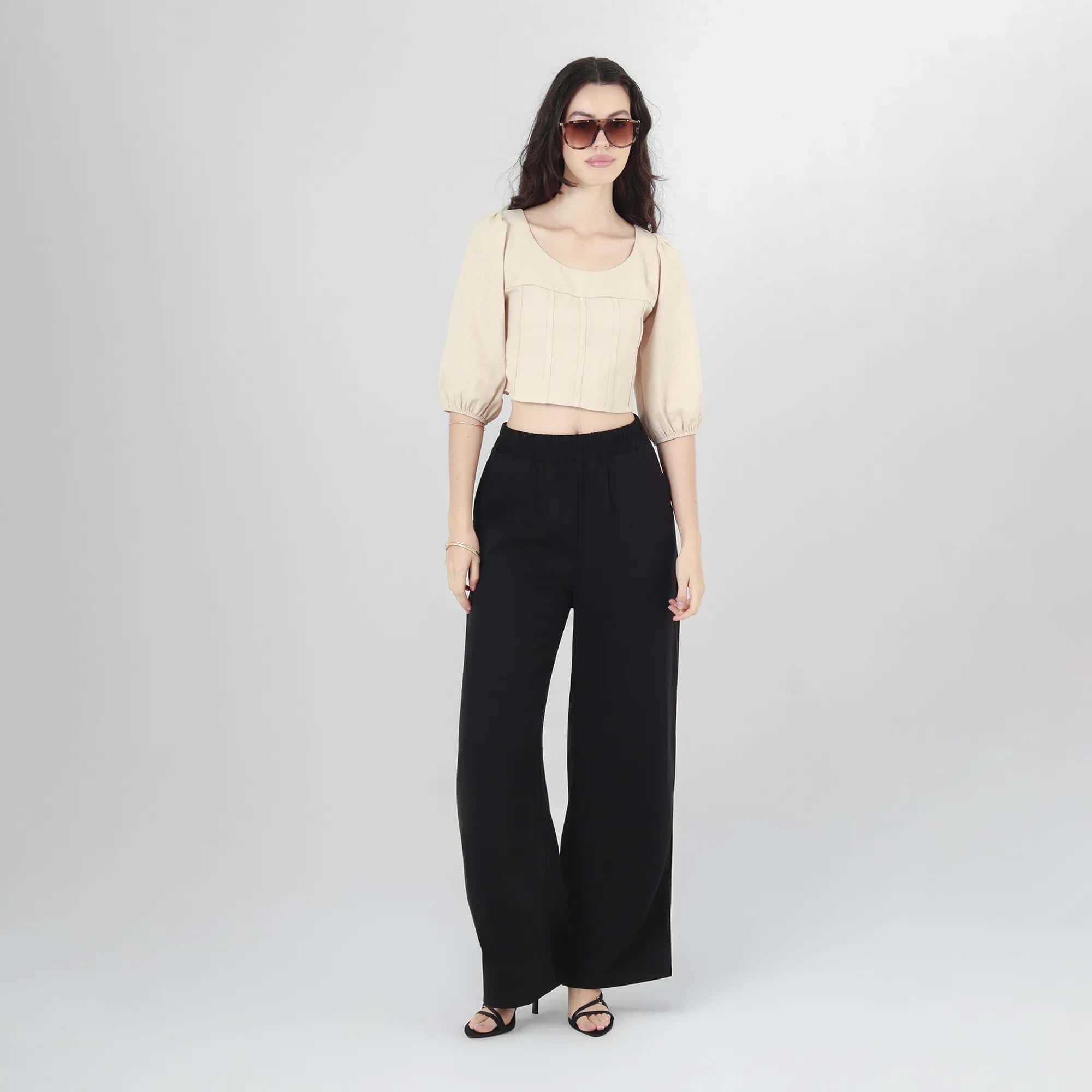 Pantalon Tiro Alto Bota Recta