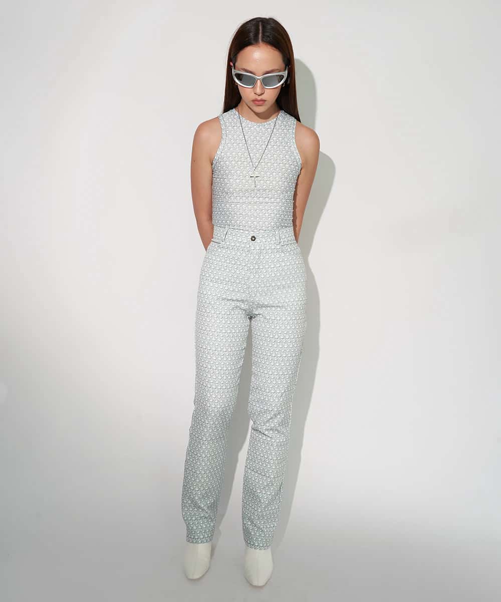 Classic Tank Top In Faux Armour