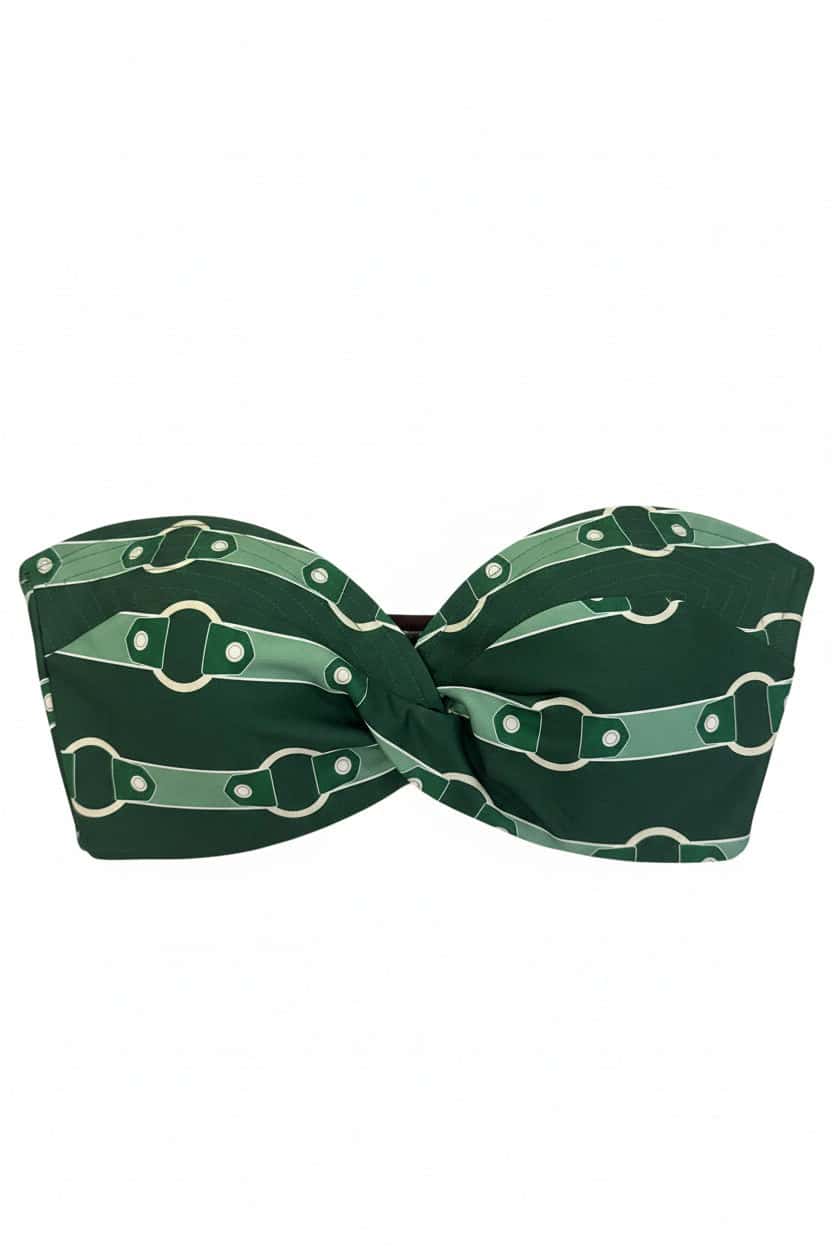 Victoria Top / Green Horse Reins - Brown