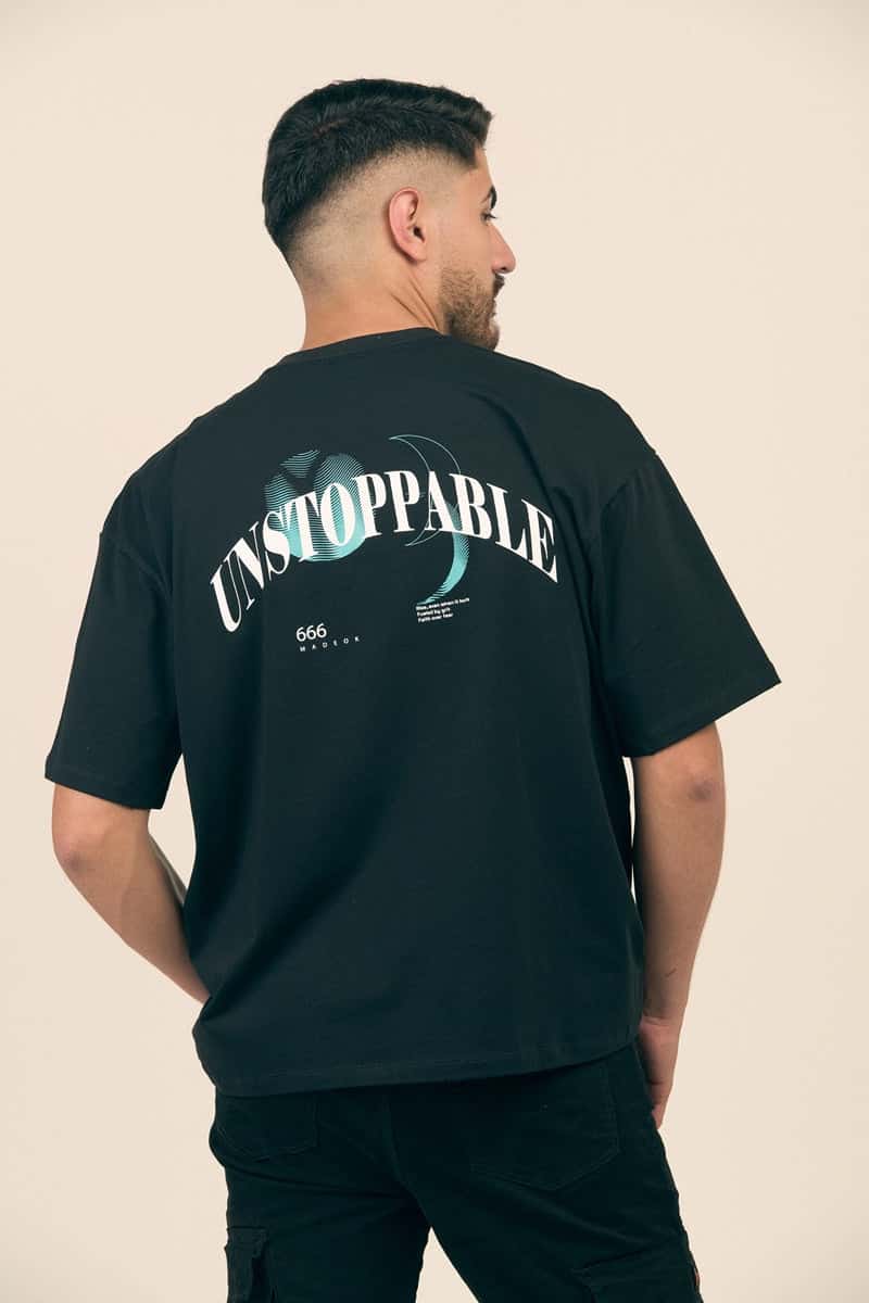 OVERSIZE HK NEGRA UNSTOPPABLE