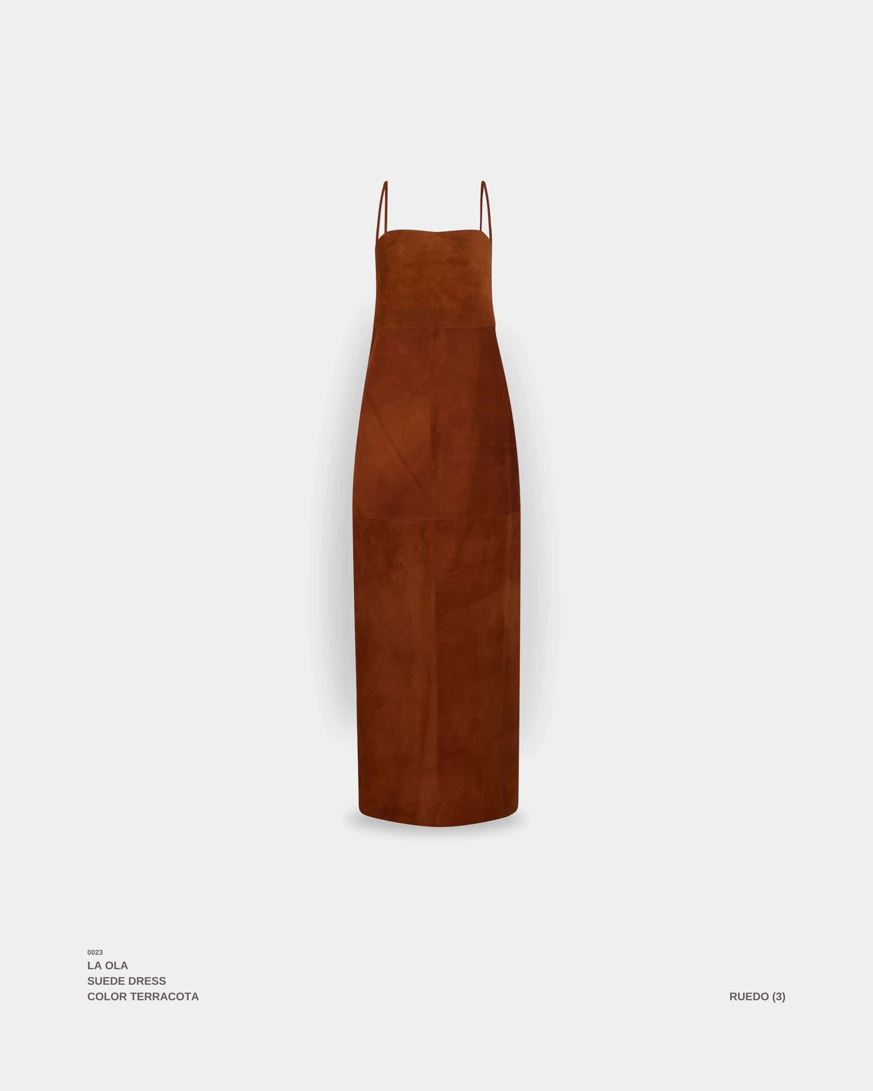"LA OLA" TERRACOTTA DRESS (PRE-ORDER) - miniatura 2