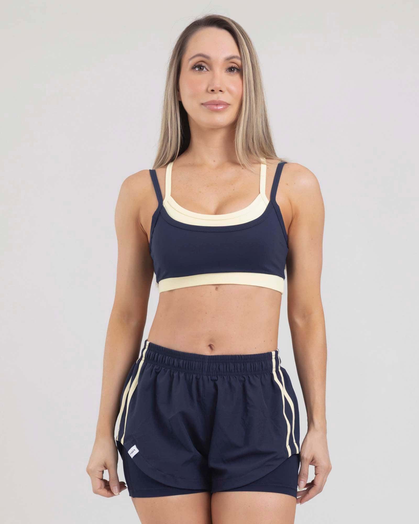 Top sisa azul navy dual glow tropi FIBER