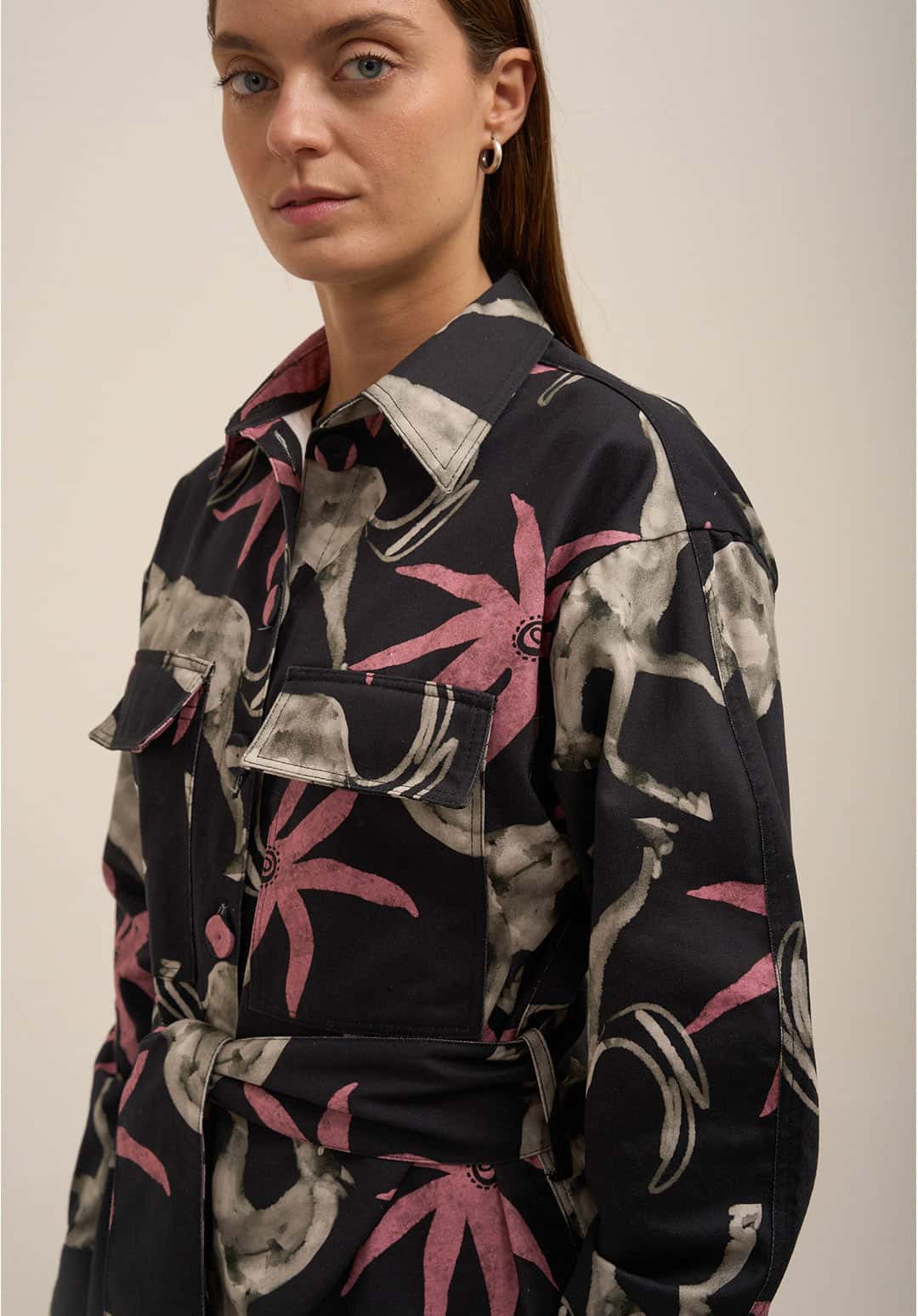 Chaqueta Estela Negro Rosa - miniatura 5