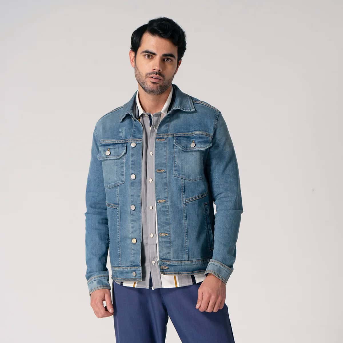 Chaqueta Denim Slim Clasica Italo