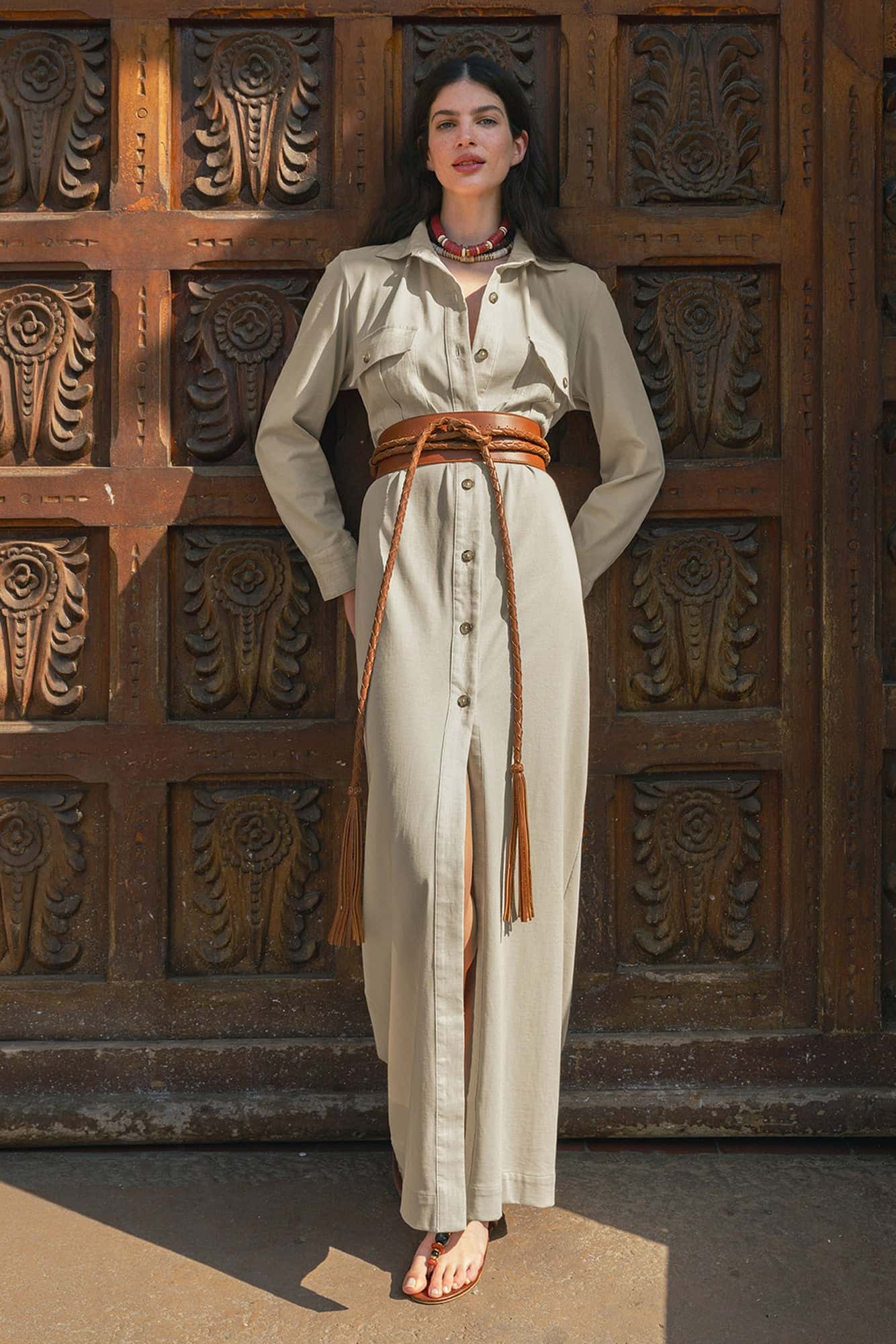 Vestido Amelia Beige