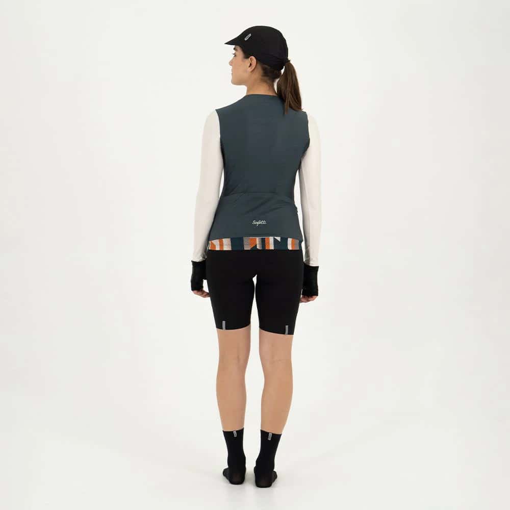 CAMISA CICLISMO MANGA LARGA IVORY GRAY PARA MUJER - miniatura 2