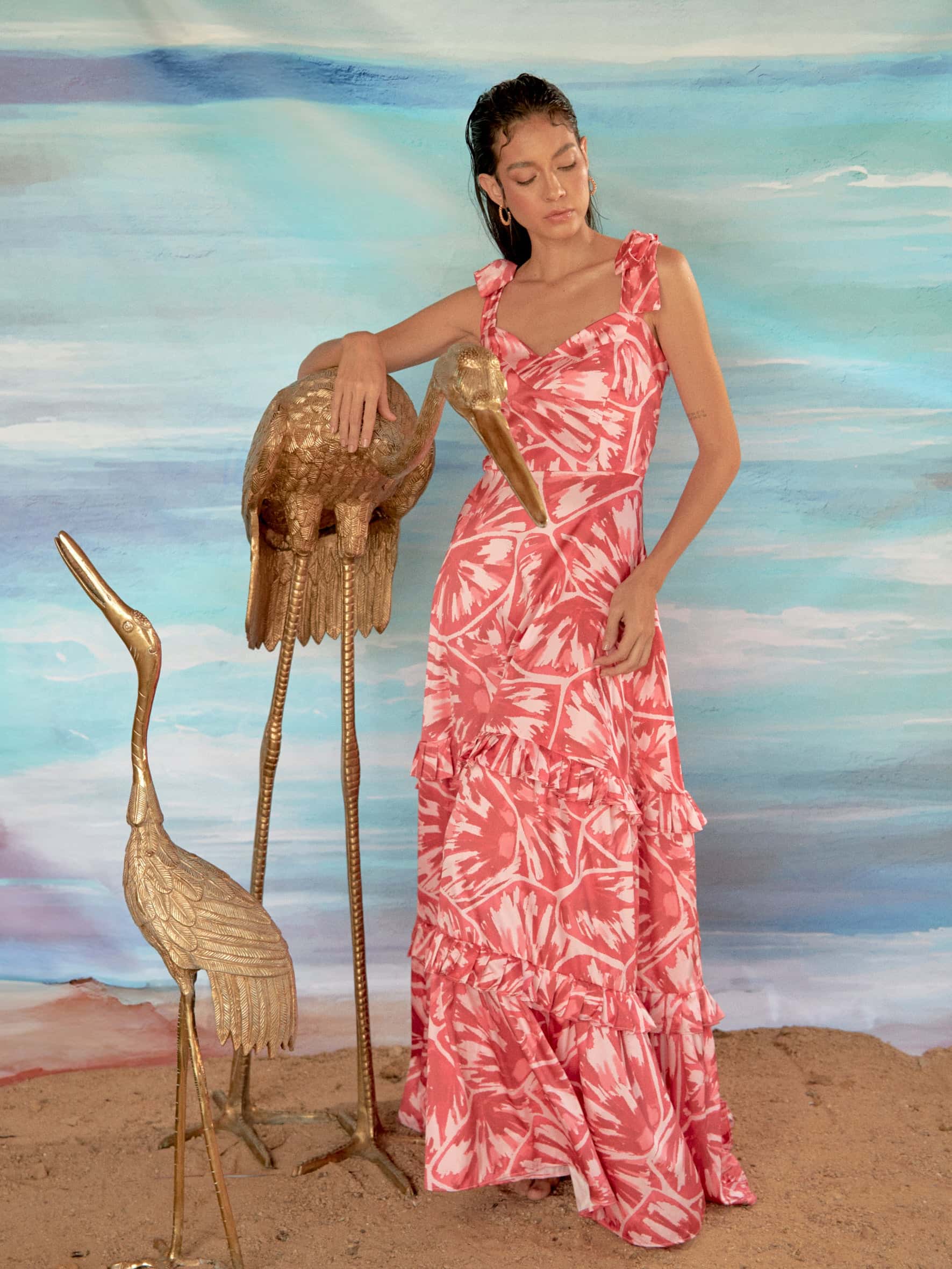 Vestido Teem Manchitas Fucsia - miniatura 3