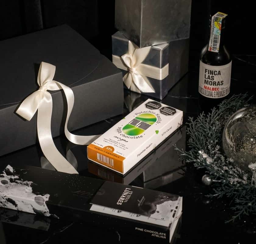 Kit de vino con chocolate premium