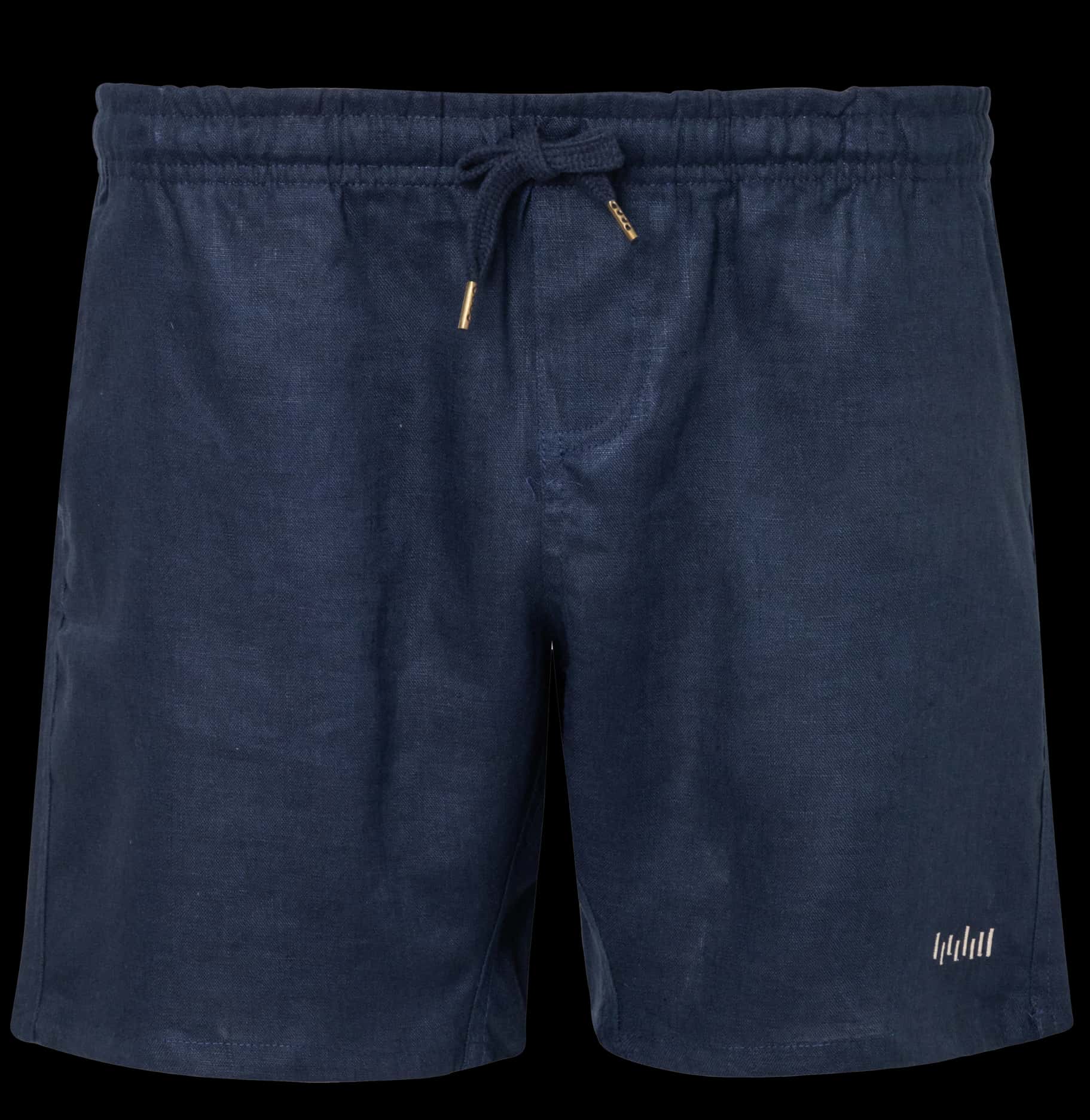 Shorts de Lino Clásica Midnight
