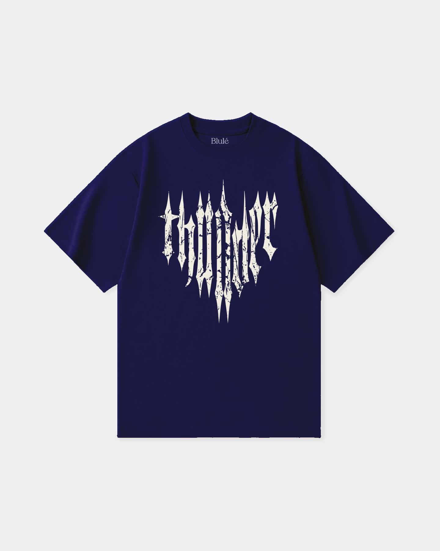 Oversized T Shirt Thunder Blue Navy