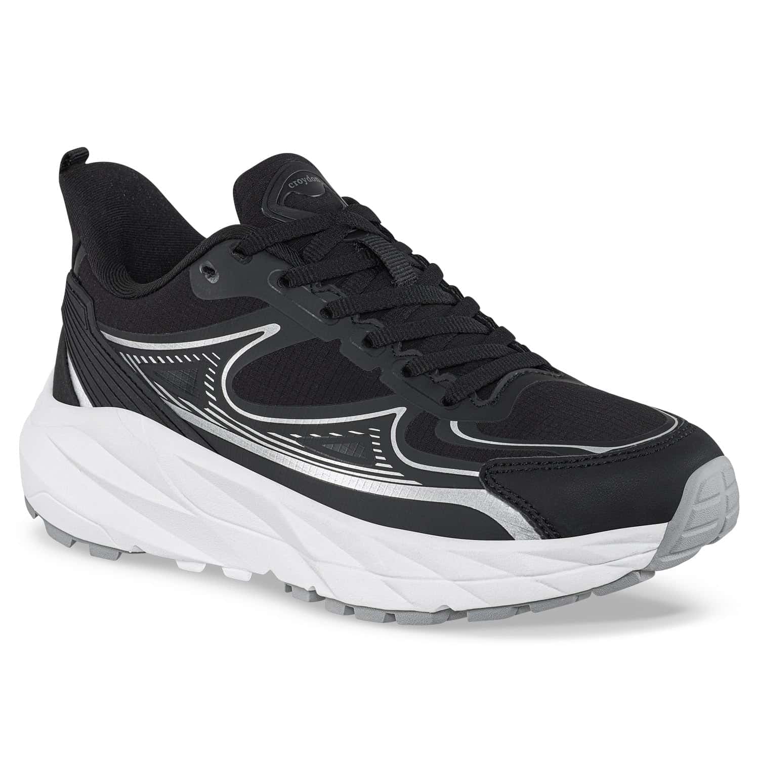 Tenis Trail Running Zorapi Negro Croydon para Mujer