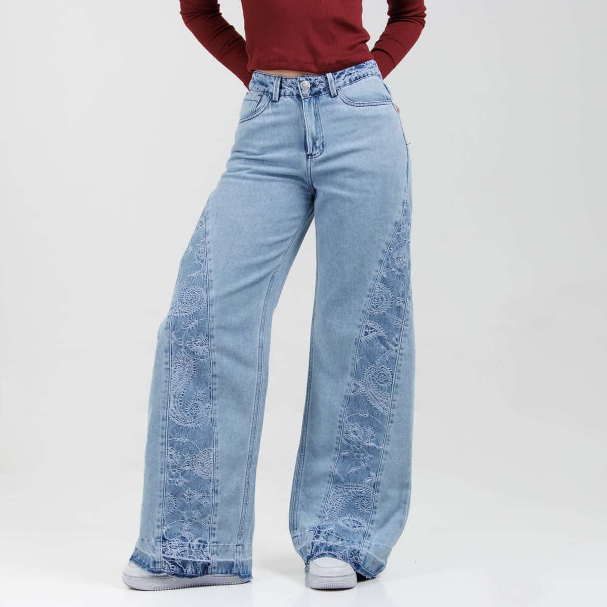 Jean Wide Leg Ax-3069 Rigido
