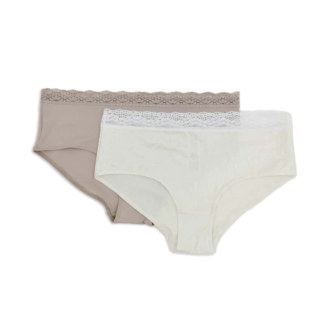 PAQUETE DE CACHETEROS X2 CON ENCAJE EN CINTURA
