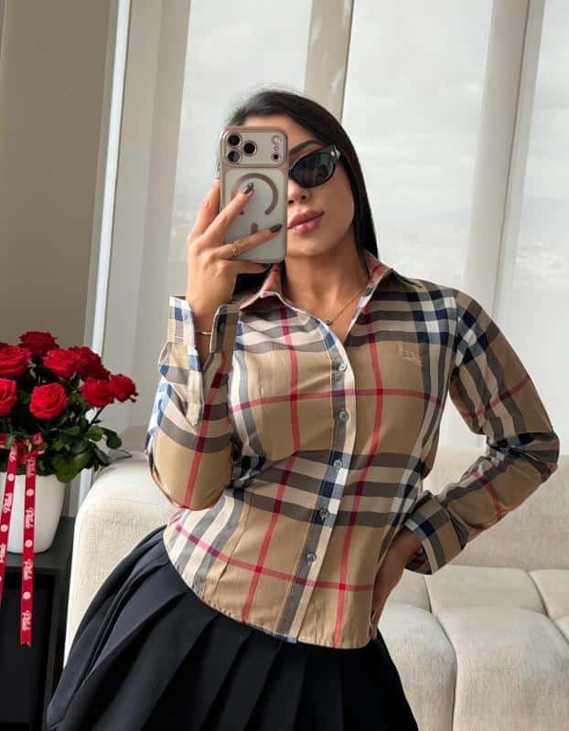 CAMISERA BURBERRY MONOGRAM