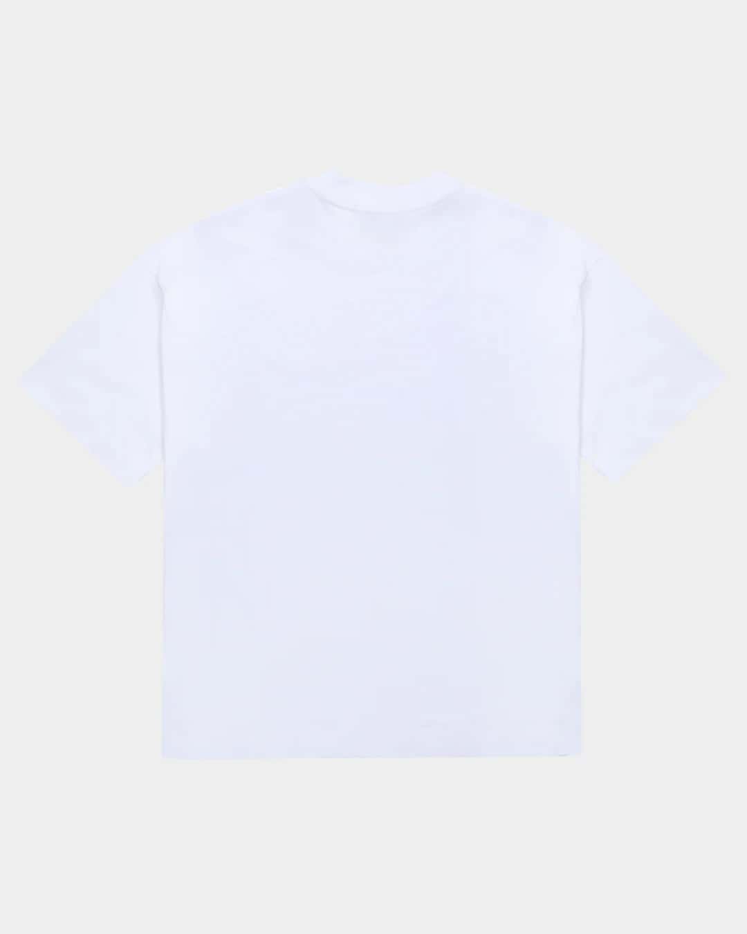 CENTER LOGO WHITE BOXY T-SHIRT - miniatura 2
