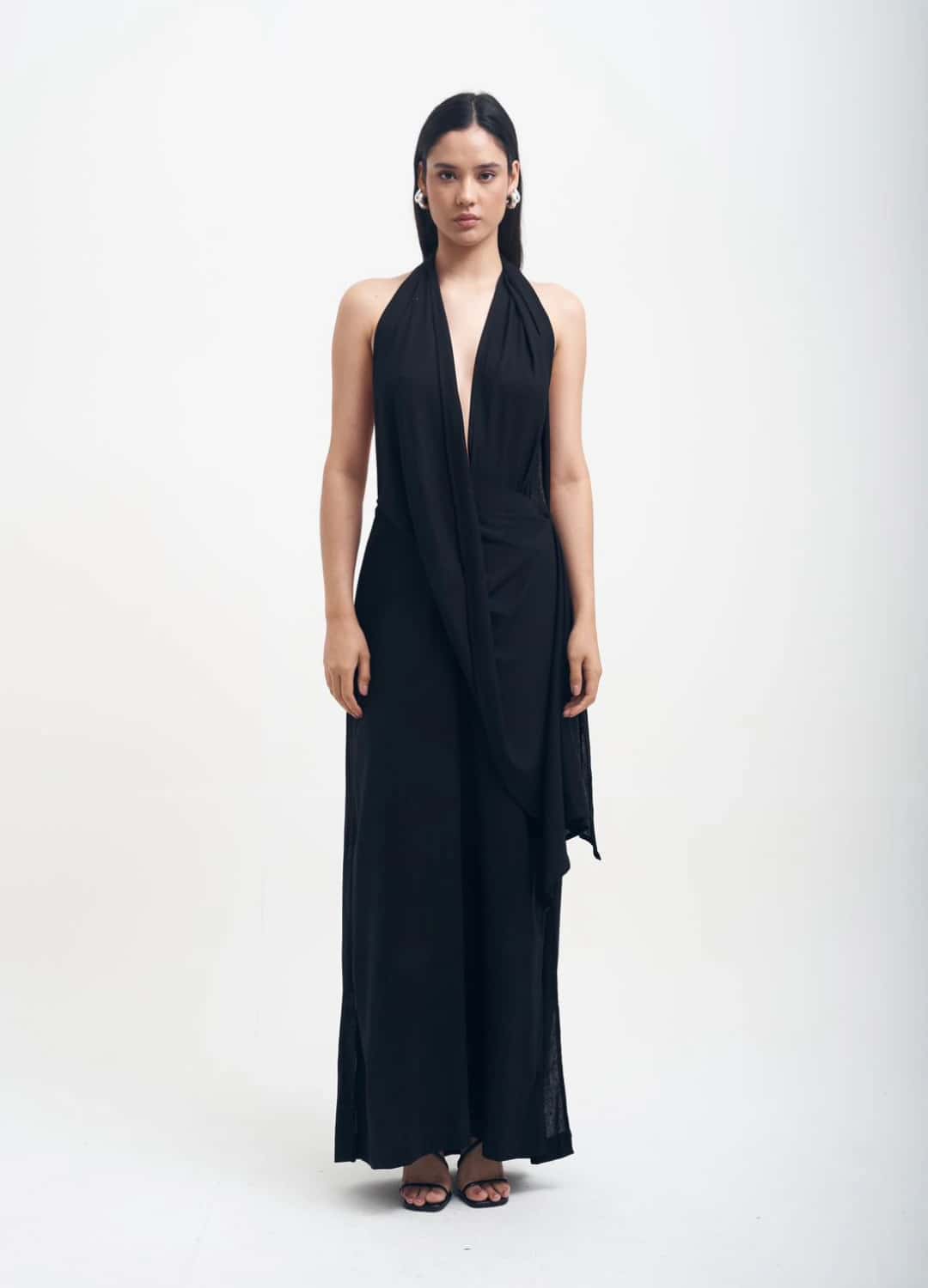Vestido Maxi Torbellino Negro
