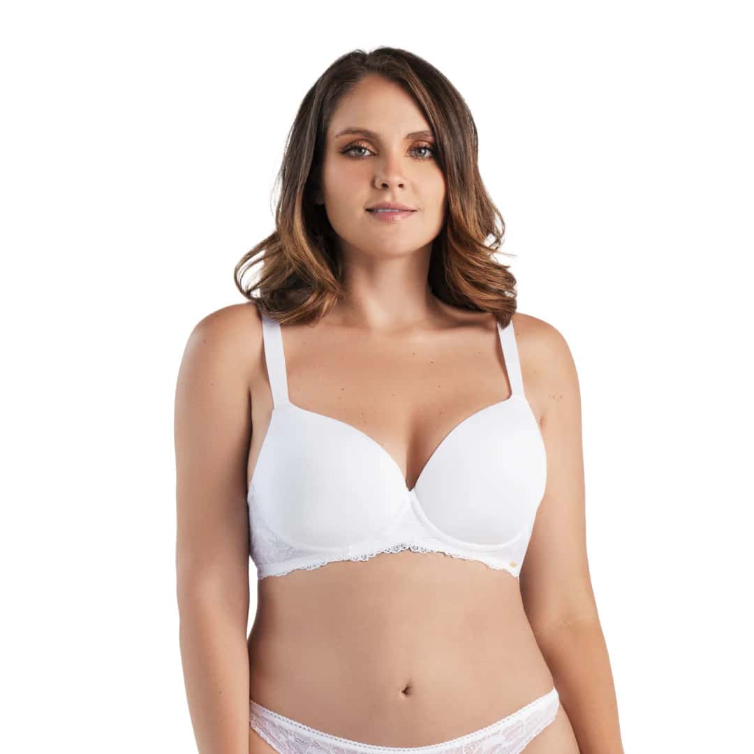 BRASIER REALCE NATURAL CON ENCAJE EN BASE
