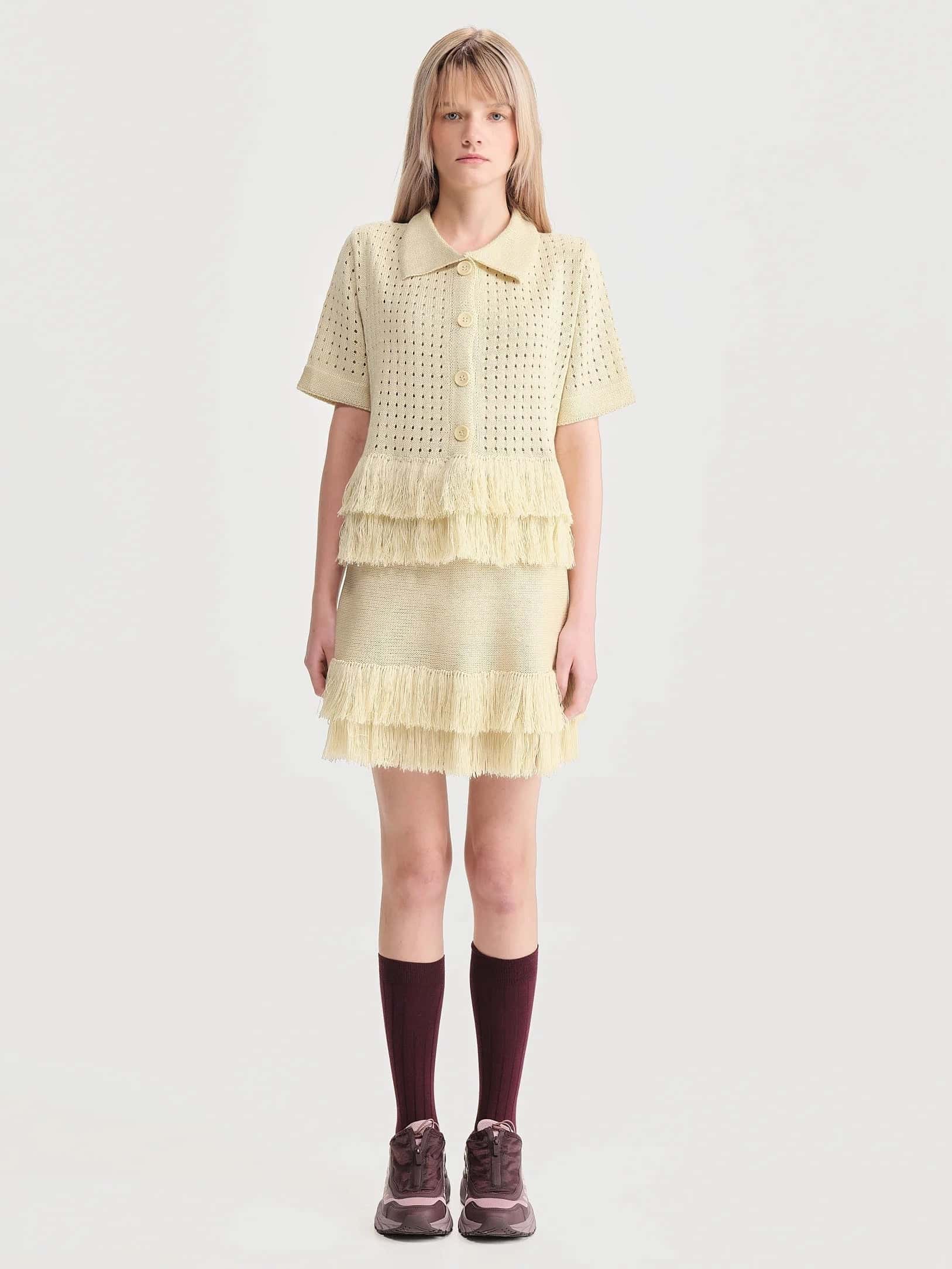 Falda Juju Beige - miniatura 1