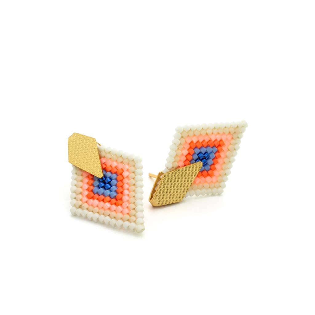 aretes rombo mediano (M)