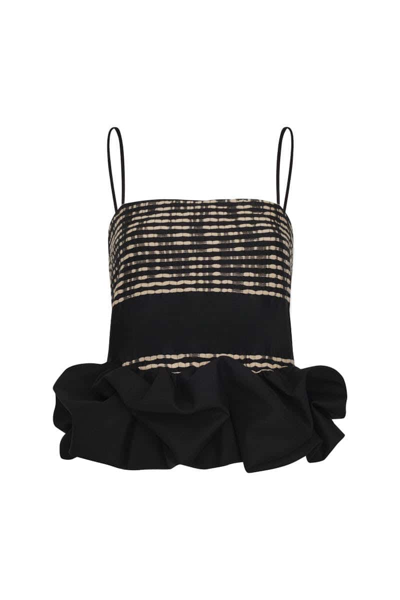 Crop top new maia negro
