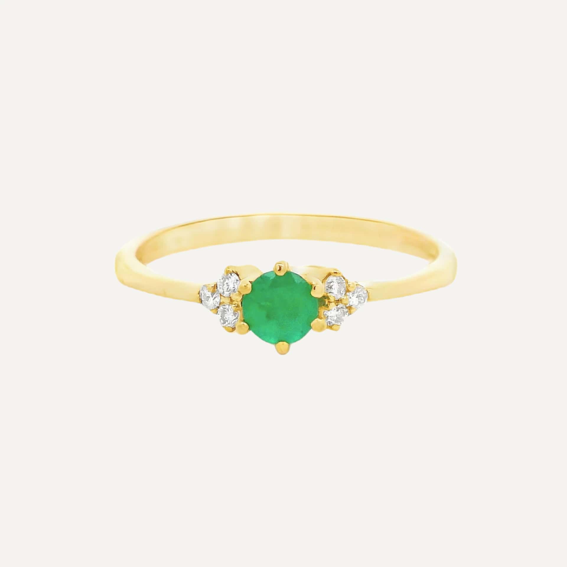 Anillo Solitario Trio