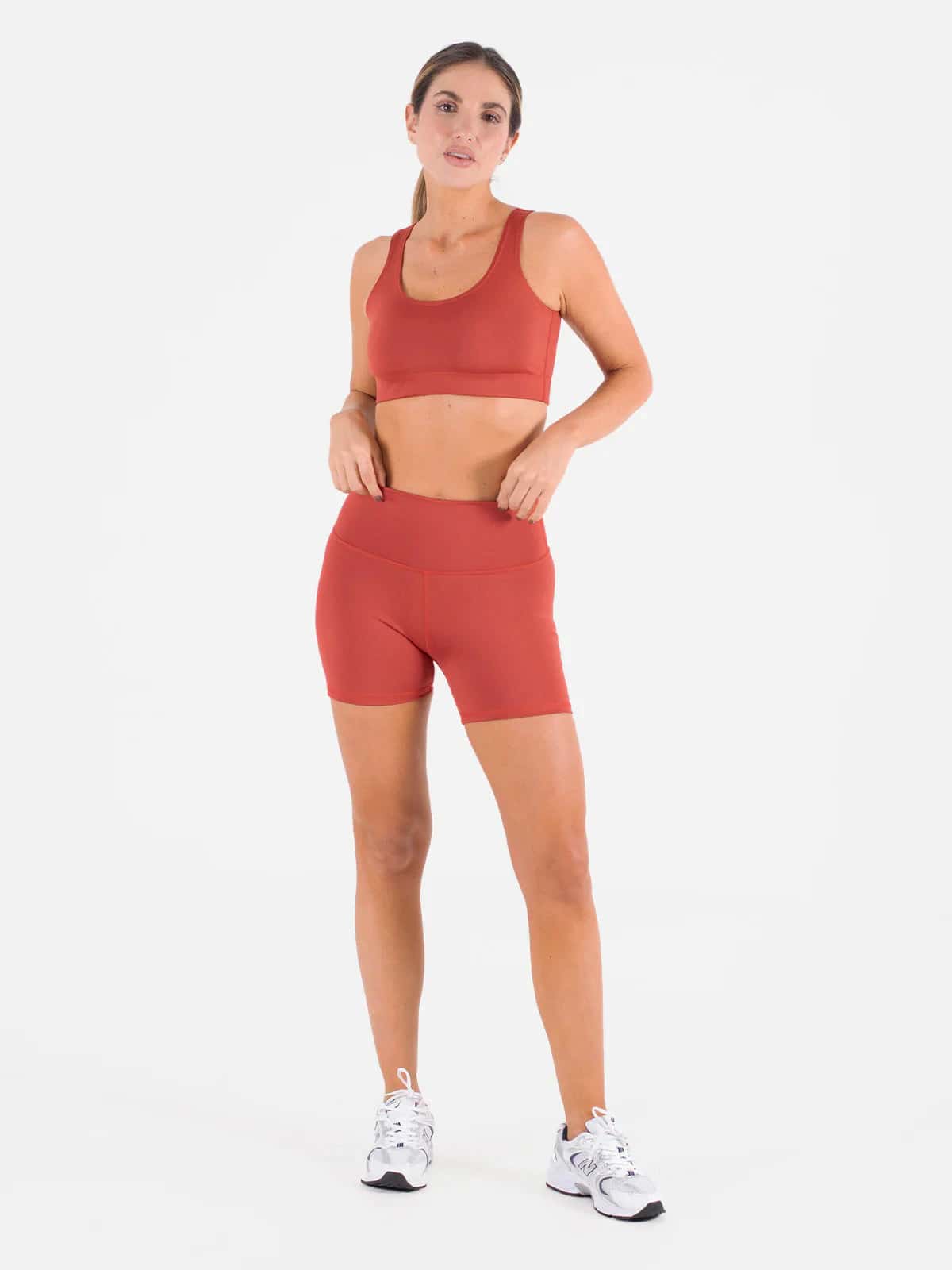 Terracota oscuro short set