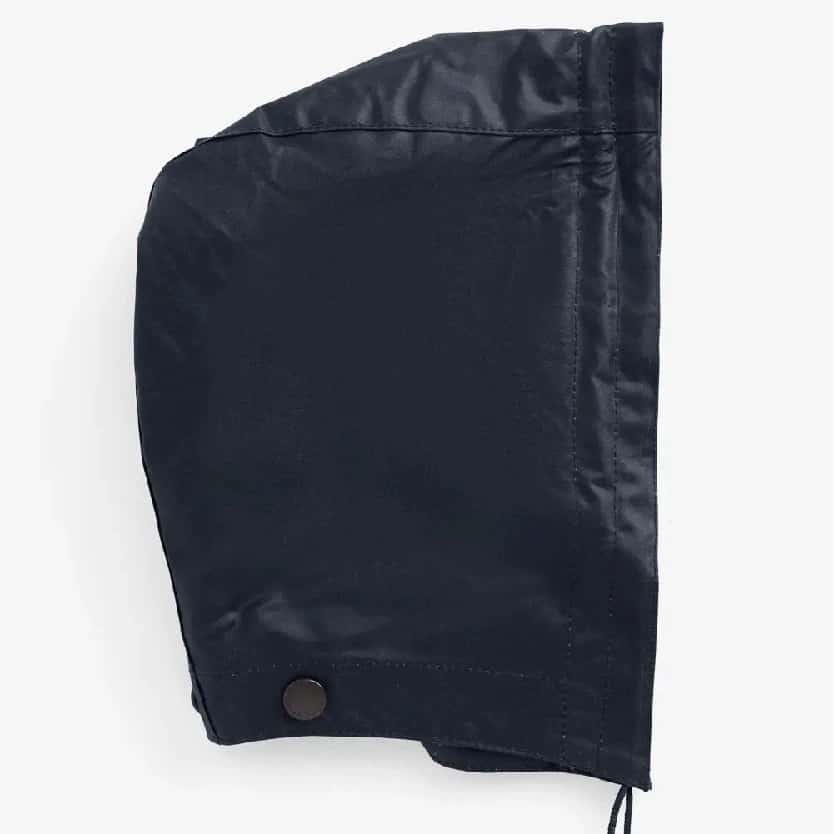 Waxed Cotton Plain Hood
