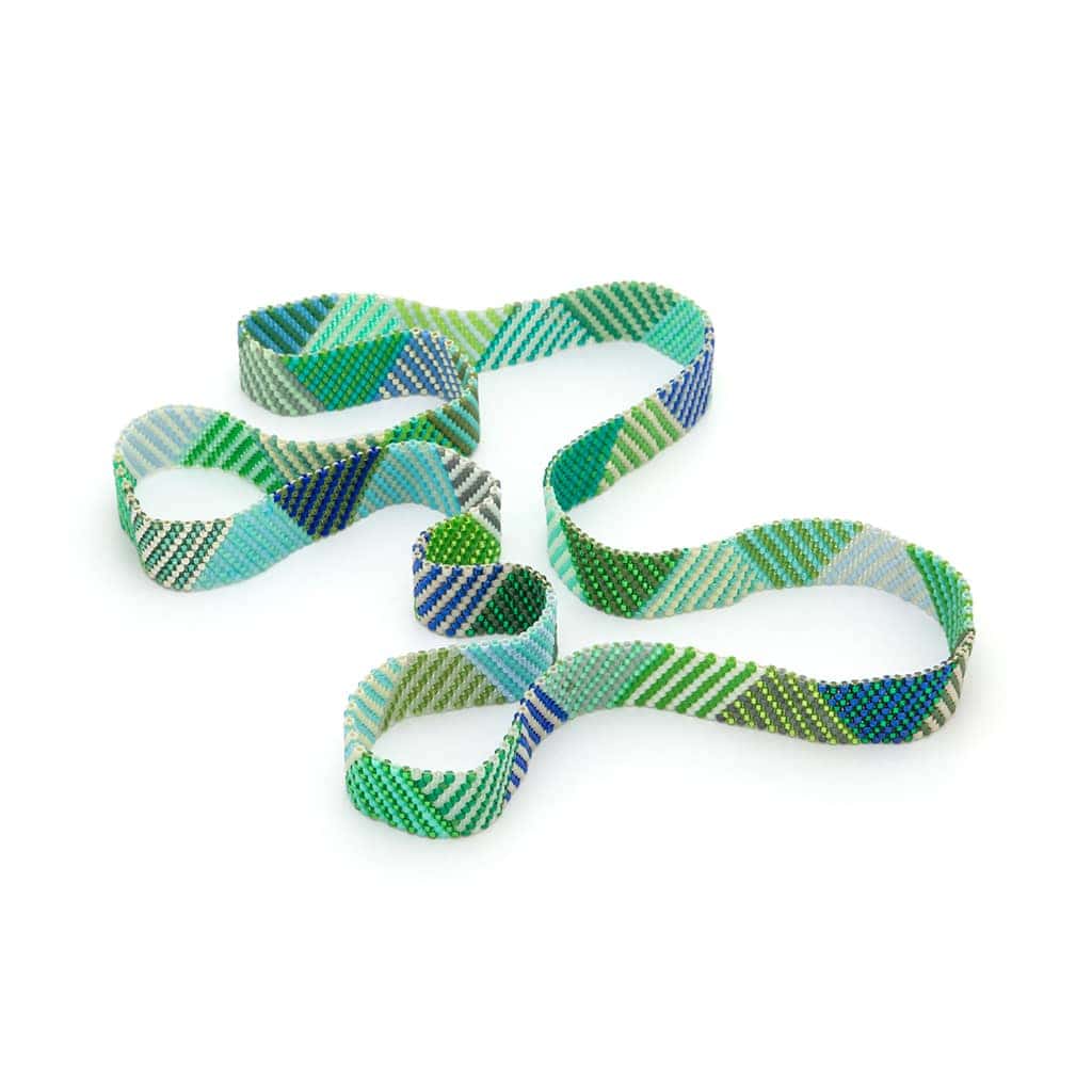 COLLAR TEJIDO ART DECO