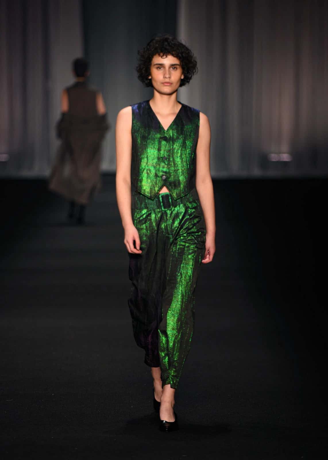 CHALECO/TOP JACQUARD