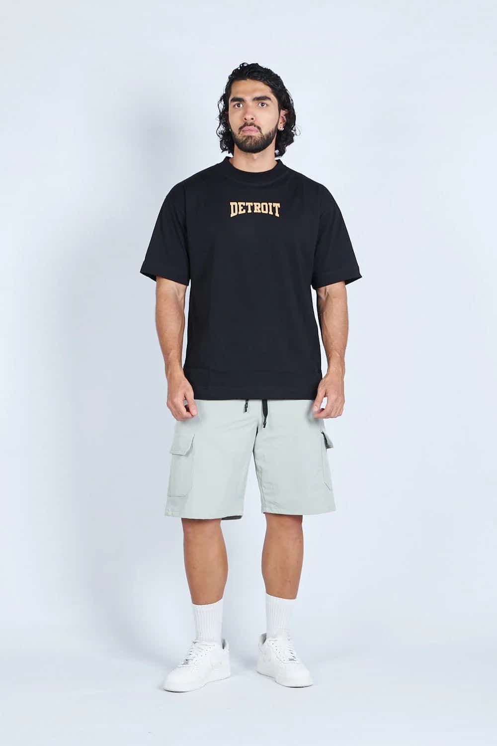 Camiseta oversize DETROIT NEGRO | DROP 03 |