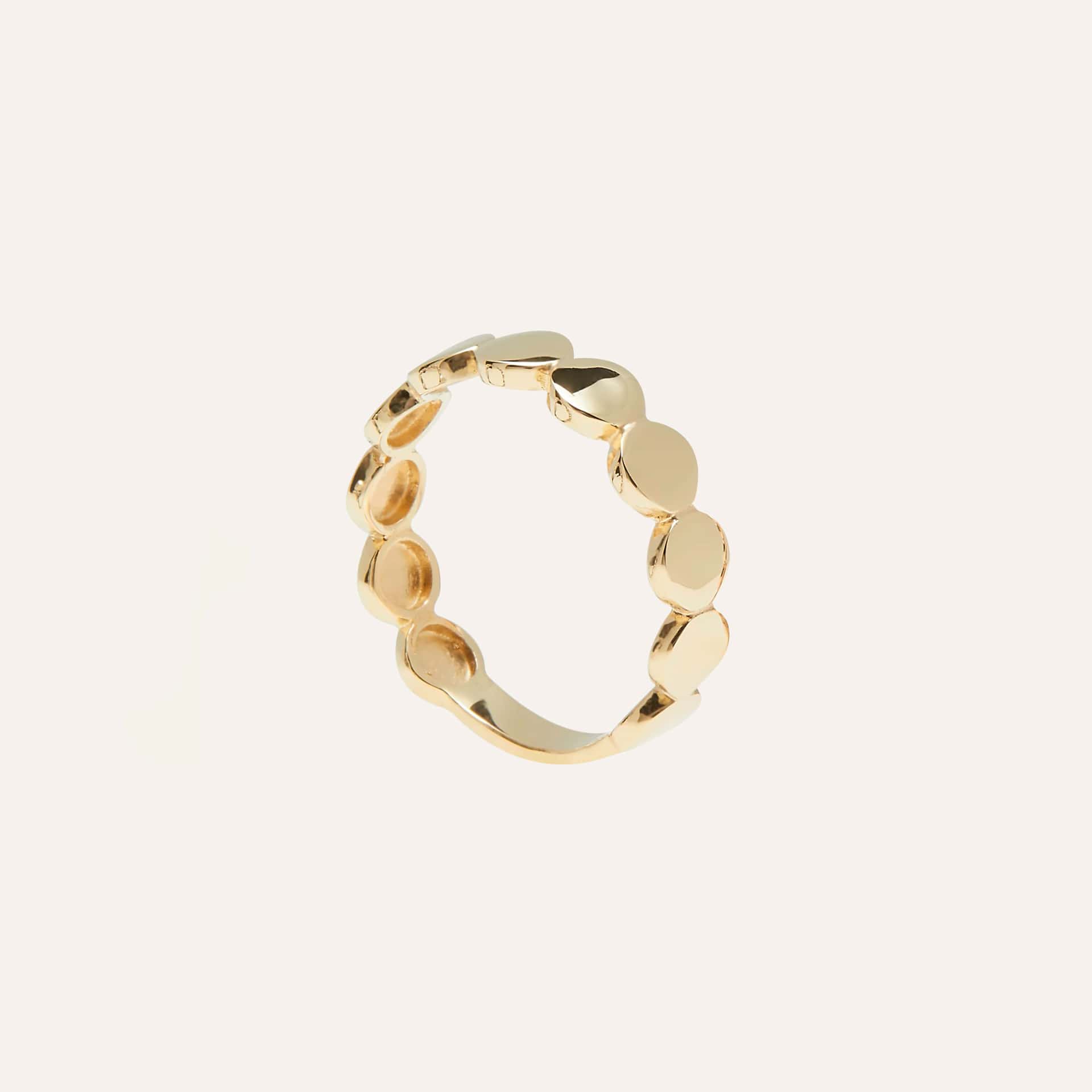 Anillo círculos liso - miniatura 2
