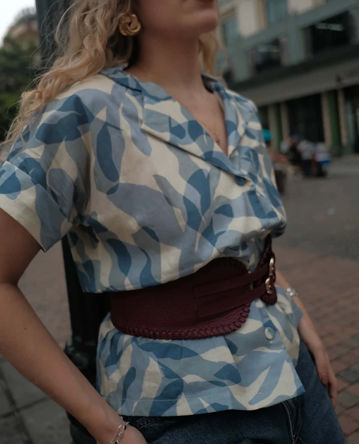 Camisa Alexis Algas Azul